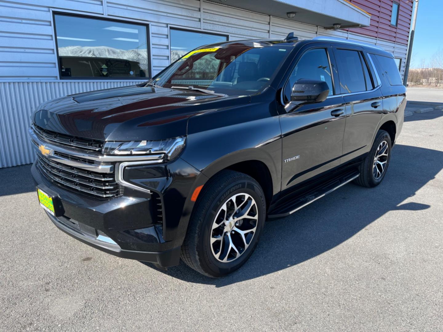 2021 BLACK /Black CHEVROLET TAHOE LT (1GNSKNKD0MR) with an 5.3L engine, Automatic transmission, located at 1960 Industrial Drive, Wasilla, 99654, (907) 274-2277, 61.573475, -149.400146 - Photo#0